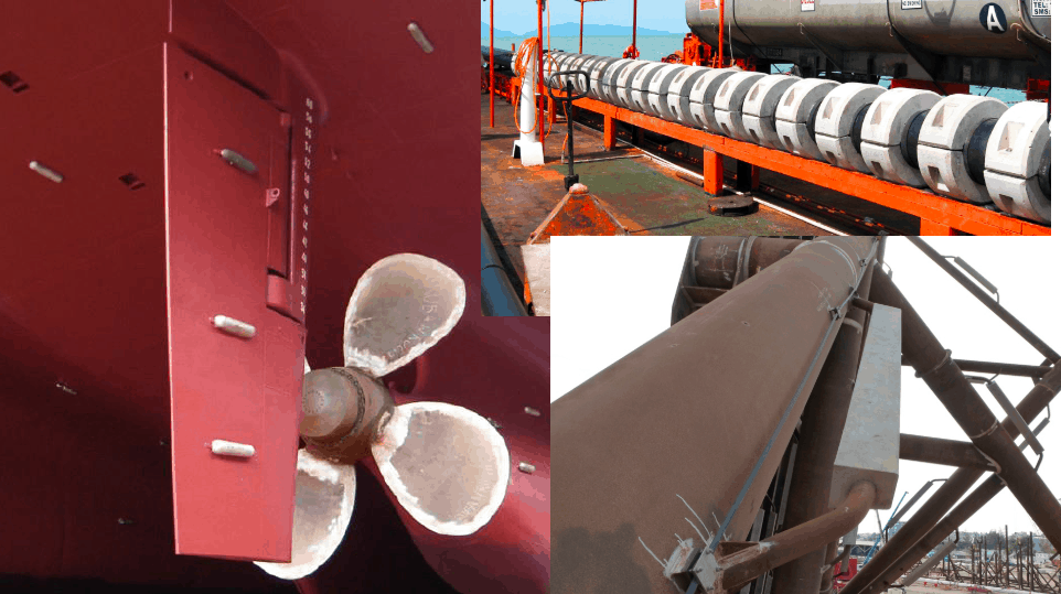 Cathodic Protection – Ships, Offshore Platforms, FPSO’s and Pipelines: a comparison